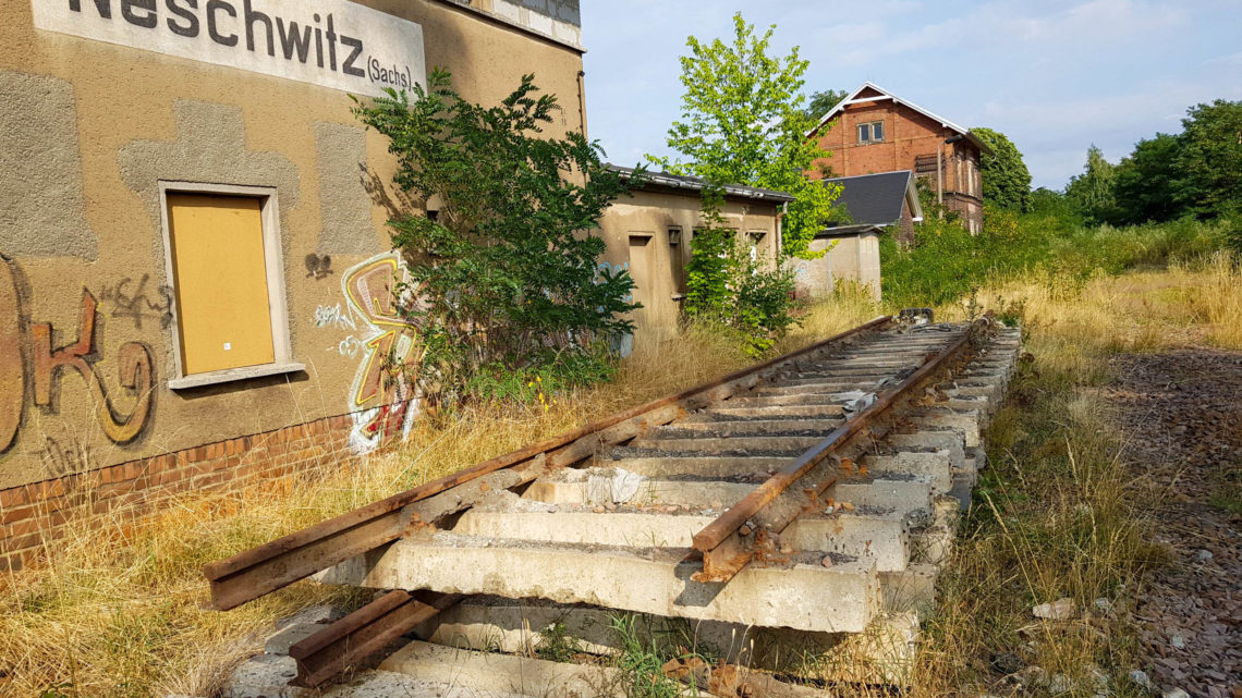Foto von Zurückgebauten Gleisen bei Neschwitz